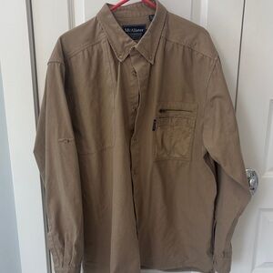 McAlister Vintage Tan Button-Up Shirt